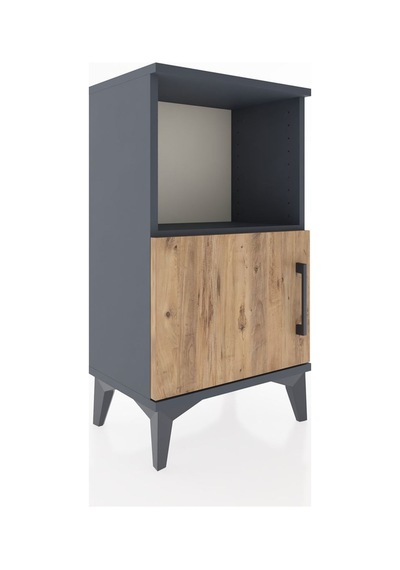 Arges Komodin 2 Raflı 44x30x80 Antrasit-çam Antrasit