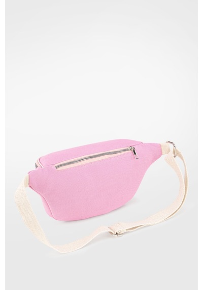 Housebags Kadın Pembe Kanvas Bel Çantası 213 Kanvas Pembe