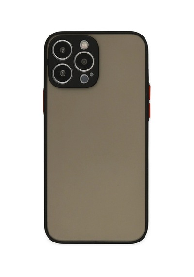 Apple iPhone Uyumlu 14 Pro Kılıf Montreal Silikon Kapak - Siyah İtdark30275