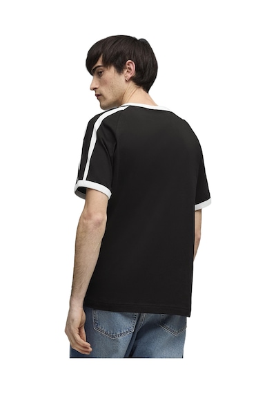 Puma T7 Ringer Erkek Siyah Günlük Stil T-shirt 63524201 Siyah