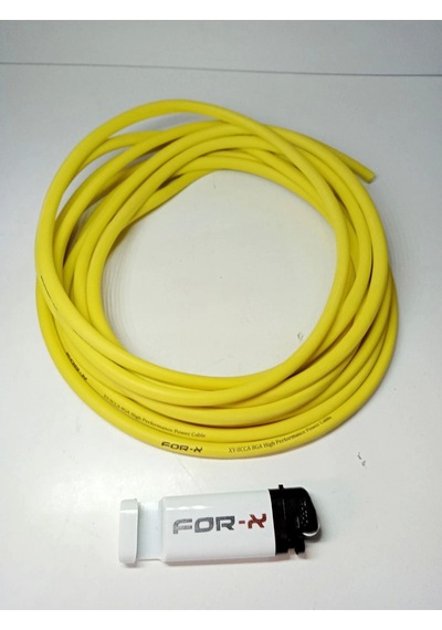 Amfi Tesisat Güç Kablosu 8ga Çakmak - Oto Anfi 8ga Power Kablosu - 10 Metre