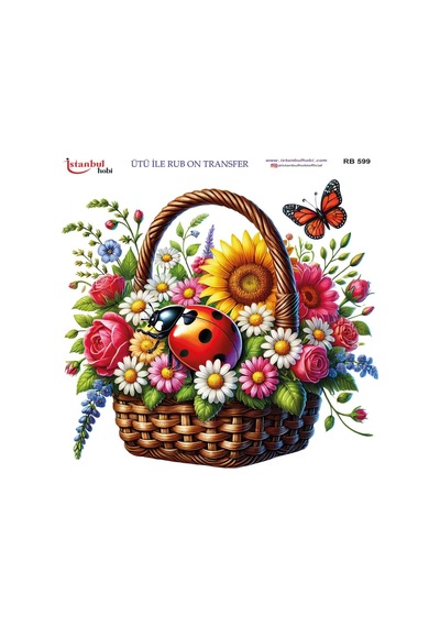 Ütü İle Rub On Transfer Kağıdı 30x30cm Rb-599