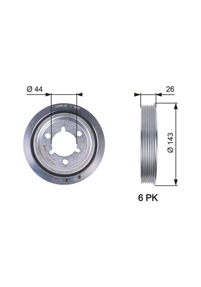 Gates Tvd1055 Krank Kasnağı Peugeot P206- p207- p301- p307- partner- bıpper Cıtroen Berlıngo- nemo- c2- c3- c4- xsara 1.4 1.6 I 16v 08 0515.r8- 0515.p1- 0515.n0- 0515.s1 Gates Tvd1055 Krank Kasnağı Peugeot P206- p207- p301- p307- partner- bıpper Cıtroen Berlıngo- nemo- c2- c3- c4- xsara 1.4 1.6 I 16v 08 0515.r8- 0515.p1- 0515.n0- 0515.s1