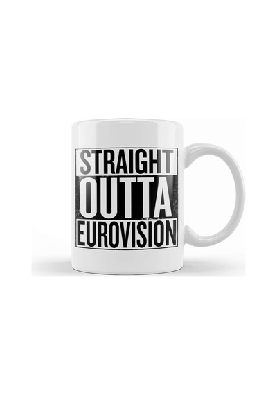 Straight Outta Eurovision Kupa Bardak Porselen Karışık