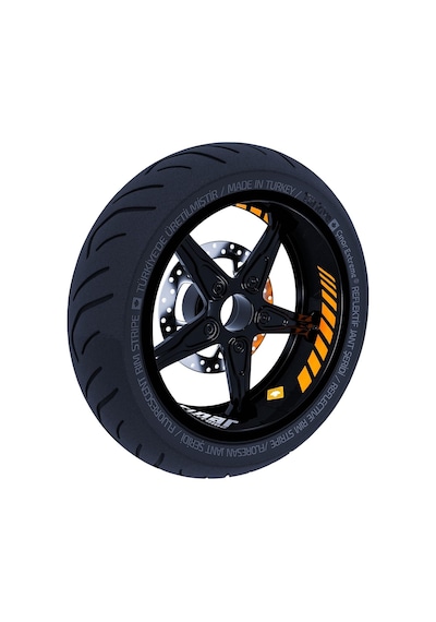 Gp Racing Limon Sarısı İç Jant Şeridi Sticker Çınar Extreme