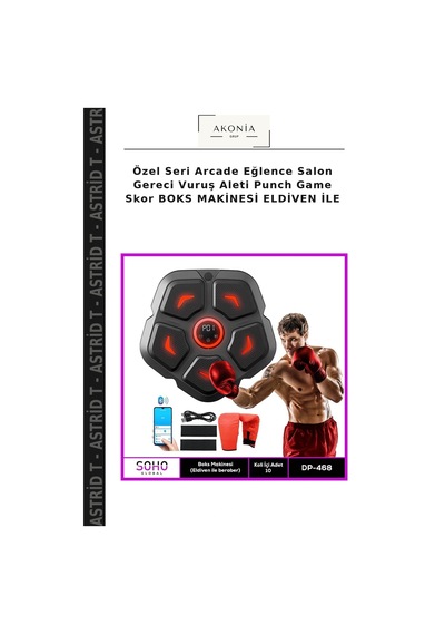 Özel Seri Arcade Eğlence Salon Gereci Vuruş Aleti Punch Game Skor Boks Makinesi Eldiven İle