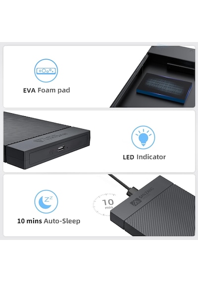 2,5 İnç Ssd Muhafaza Usb'den Usb-c'ye Siyah