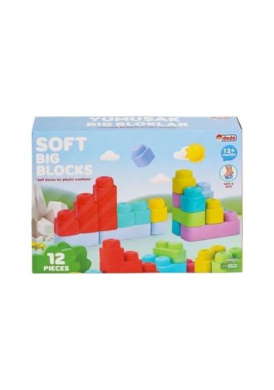 04005 Yumuşak Big Bloklar 12 Parça