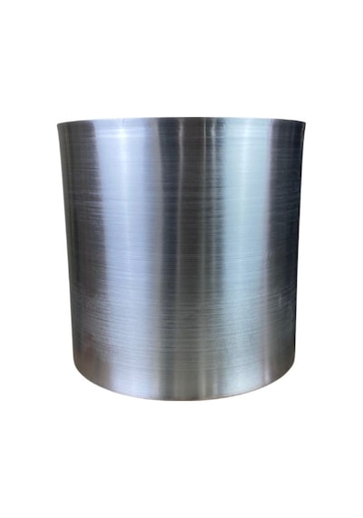 Cihan Çiçekçilik Metalik Galvaniz Saksı 35x35 Paslanmaz Çok Renkli