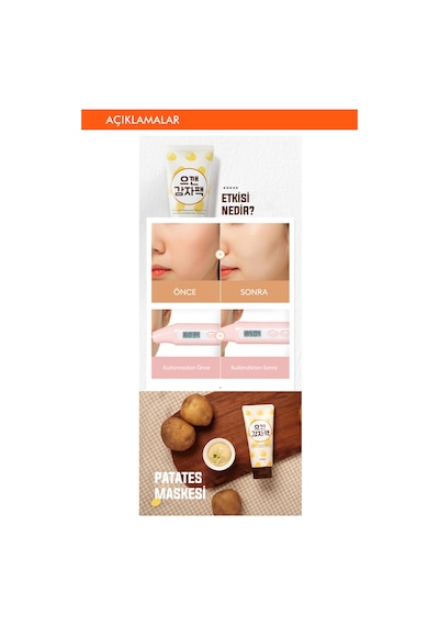 Missha Güneşten Yıpranmış Ciltler İçin Uyku Maskesi 130ml APIEU Mashed Potato Pack