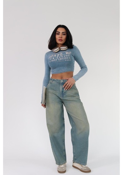 Skater Fit Tint Wash Jean Bej