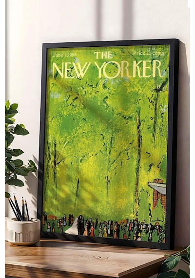 The New Yorker Çerçeveli Tablo June 7 1958