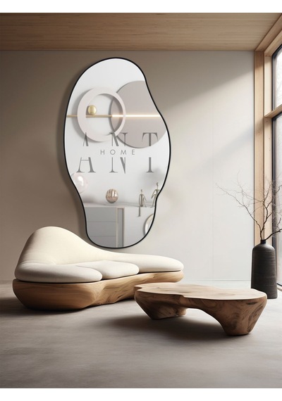Klas Boy Ayna / Duvar Boy Aynası / Salon Aynası / Konsol Aynası / Hol Aynası / 150 X 80 Cm 100 X 150 Siyah