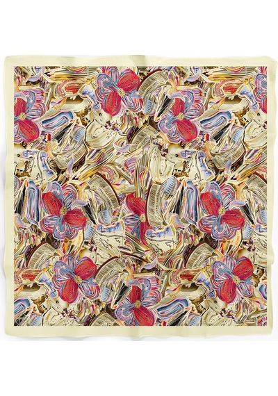 Şehirde Bahar Desen Bandana/fular Çok Renkli
