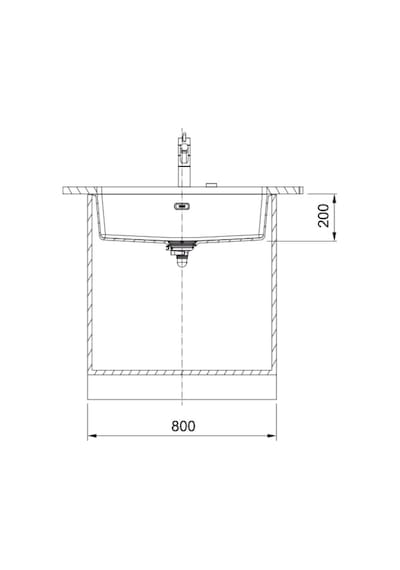 Franke Mrg 110-72 Granit Evye, Oyster, Tezgahaltı, Tek Hazne, 72x40 Cm Kahverengi