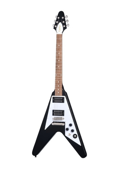 Epiphone Kirk Hammett 1979 Flying V Elektro Gitar Ebony