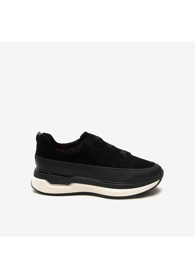 Siyah Mat+siyah Süet Sneaker Erkek Ka-alfa9003 John May Napoli