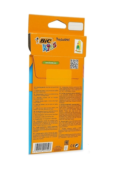 Bic Tropicolors Kuru Boya Kalemi 12 Renk Uzun Tam Boy