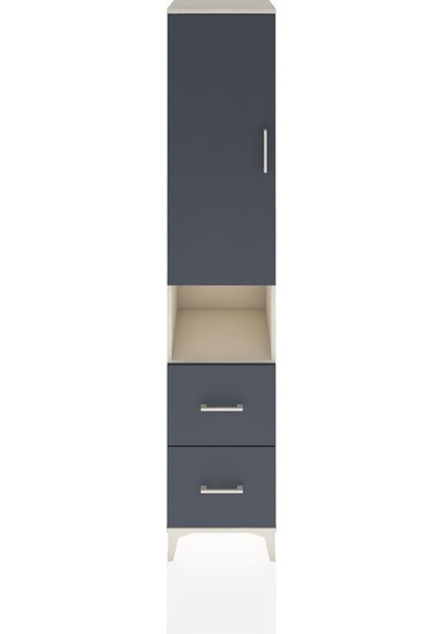 Hyperion Dolap 3 Raflı 2 Çekmeceli Tek Askılı 44x44x221 Aytaşı-antrasit Aytası Hyperion Dolap 3 Raflı 2 Çekmeceli Tek Askılı 44x44x221 Aytaşı-antrasit Aytası