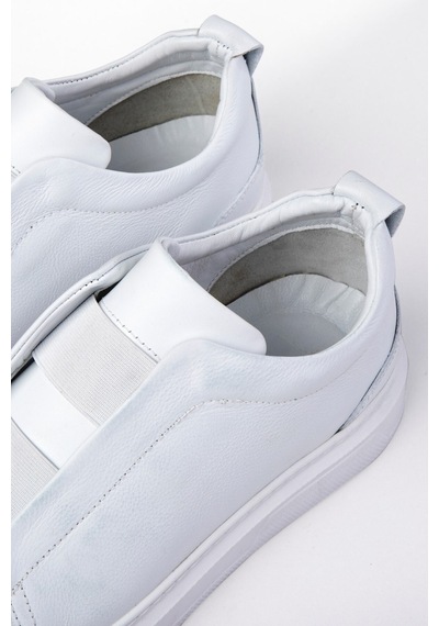 Espo Erkek Hakiki Deri Sneaker, Lastikli Sneaker, Hakiki Deri Sneaker, Erkek Sneaker