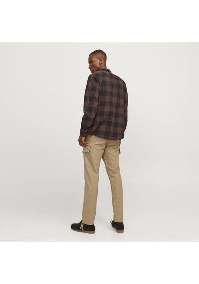 Jack & Jones Erkek Pamuklu Kargo Pantolon - Kane - 12258150 Elmwood