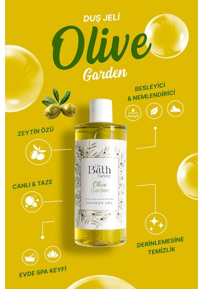 The Bath Factory Zeytinyağlı Duş Jeli 400 ML