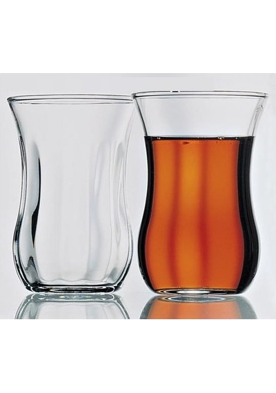 Paşabahçe 42021 Optikli Çay Bardağı 2x12 24 Lü Çay Bardak Şeffaf
