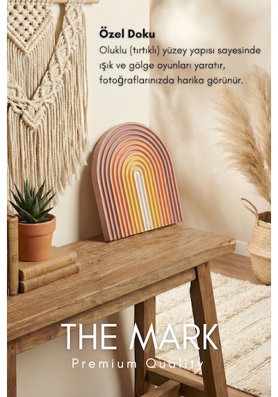 Bohem El Yapımı Kahve Sunum Standı Dekoratif Masa Organizer & Aksesuar