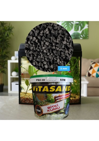 Pro-89 2mm Siyah Akvaryum Ve Bitki Kumu 8.5 Kg