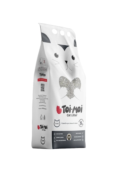 Toi Moi Aktif Karbonlu Sodyum Bentonit İnce Kedi Kumu 10 Lt