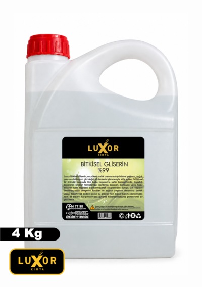 Kimya Bitkisel Gliserin 4 Kg Vegan Glycerine Nem Desteği