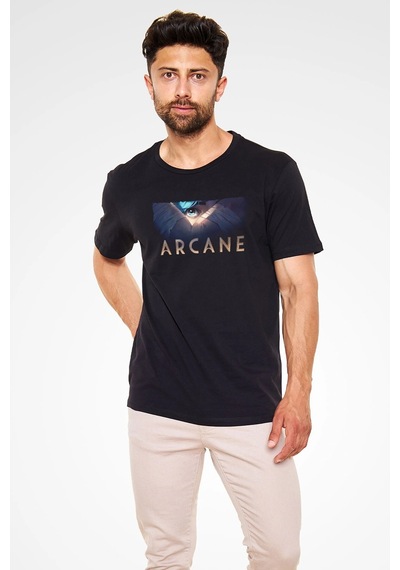 Adrift Arcane Siyah Unisex Tişört T-shirt Siyah