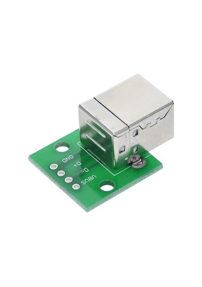 Robizstore-Usb Type B To Dip Çevirici Pcb Usb Haberleşme Deney Prototip 5V