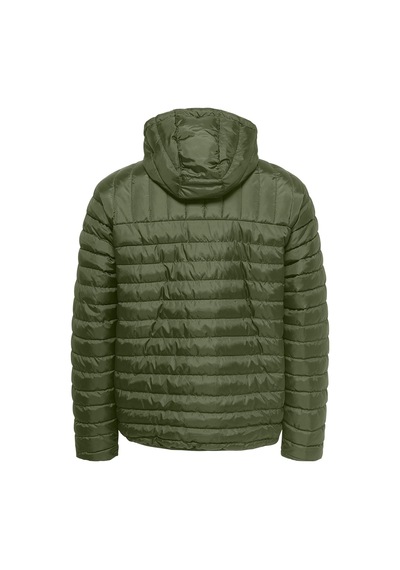 Only & Sons Hafif Şişme Ceket Mont Onspaul Quilted Hood Jacket - 22015121 001