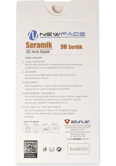 Xiaomi Redmi Note 8 Pro 3d Antistatik Mat Seramik Nano Ekran Koruyucu