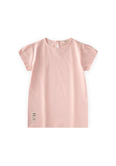 Cigit Etiketli Tunik 4-12 Yaş Pudra Pembe