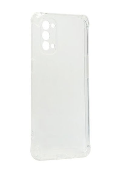 Lexroo Oppo Reno 4 Kamera Korumalı Nitro Anti Shock Silikon Kılıf - Renksiz