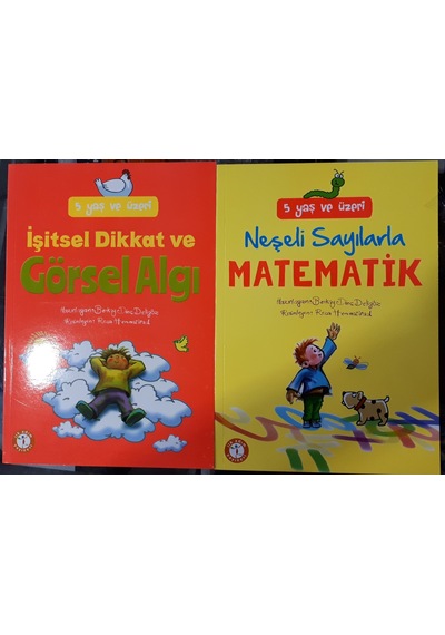 Neşeli Sayılarla Matematik+Görsel Algı 5 Yaş ve Üzeri 2 Kitap