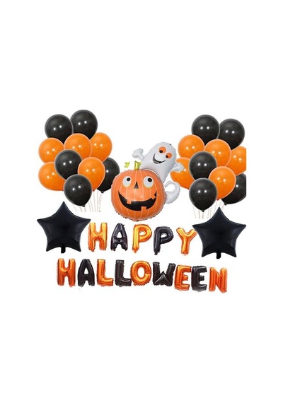 Halloween Cadılar Bayramı Temalı Balkabağı Parti Konsept Set 2