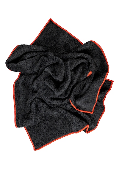 Roro Auto Siyah Mikrofiber Araç Kurulama Havlusu 60X90 ve Oto Yıkama Eldiveni Seti