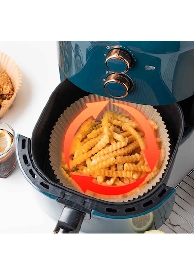 45 Adet Airfryer Pişirme Kapısı Tek Kullanımlık Kahverengi