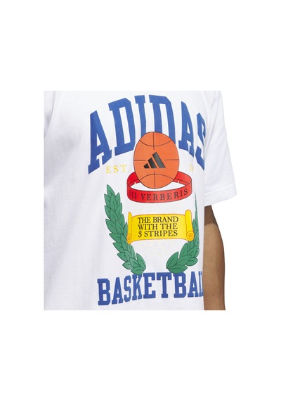 Adidas Varsity Crest T Erkek T-shirt-beyaz