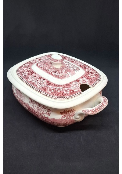 Villeroy&boch Rusticana Kapaklı Porselen Çorba Kasesi 2 Litre Kırmızı