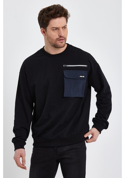 Alexander Gardi Alexandergardı Cep Detaylı Sweatshirt E23-75500 001