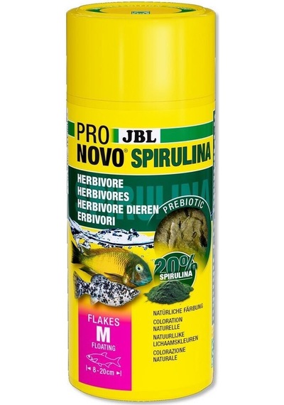 Jbl Pro Novo Spirulina Flakes M 100ml 16gr.
