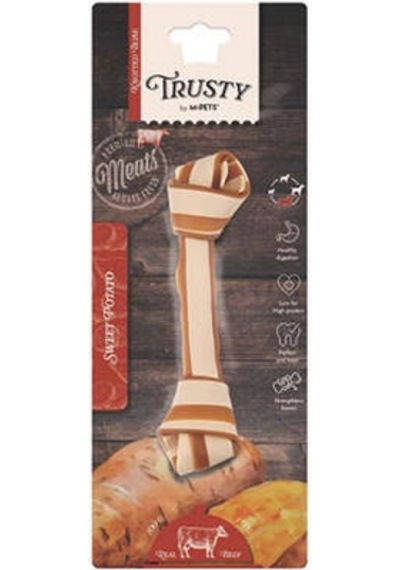 Trusty Sığır Etli Tatlı Patatesli Kemik Köpek Ödülü 100 Gr 20,3 Cm