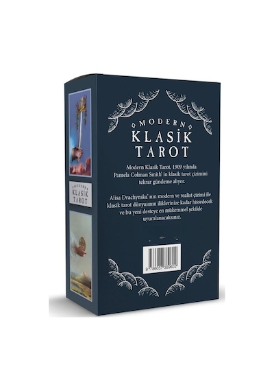 Modern Klasik Tarot Kartları Ve Türkçe Rehber Kitapçığı - 78 Kartlı Özel Tasarım Tarot Seti