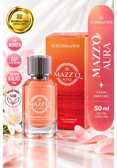 Mazz O Aura Kadın Parfümü Eau De Parfum Kalıcı Ve Şık Koku 50 Ml Aromatik