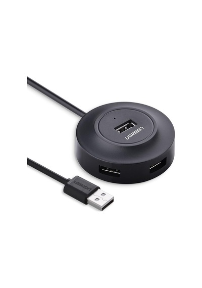 Ugreen Usb 2.0 4 Portlu Hub Çoklayıcı, Siyah