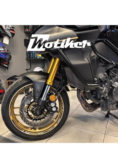 Yamaha Tracer Gt9 Tracer900 Gold Siyah Jant Sticker Etiket Modeli